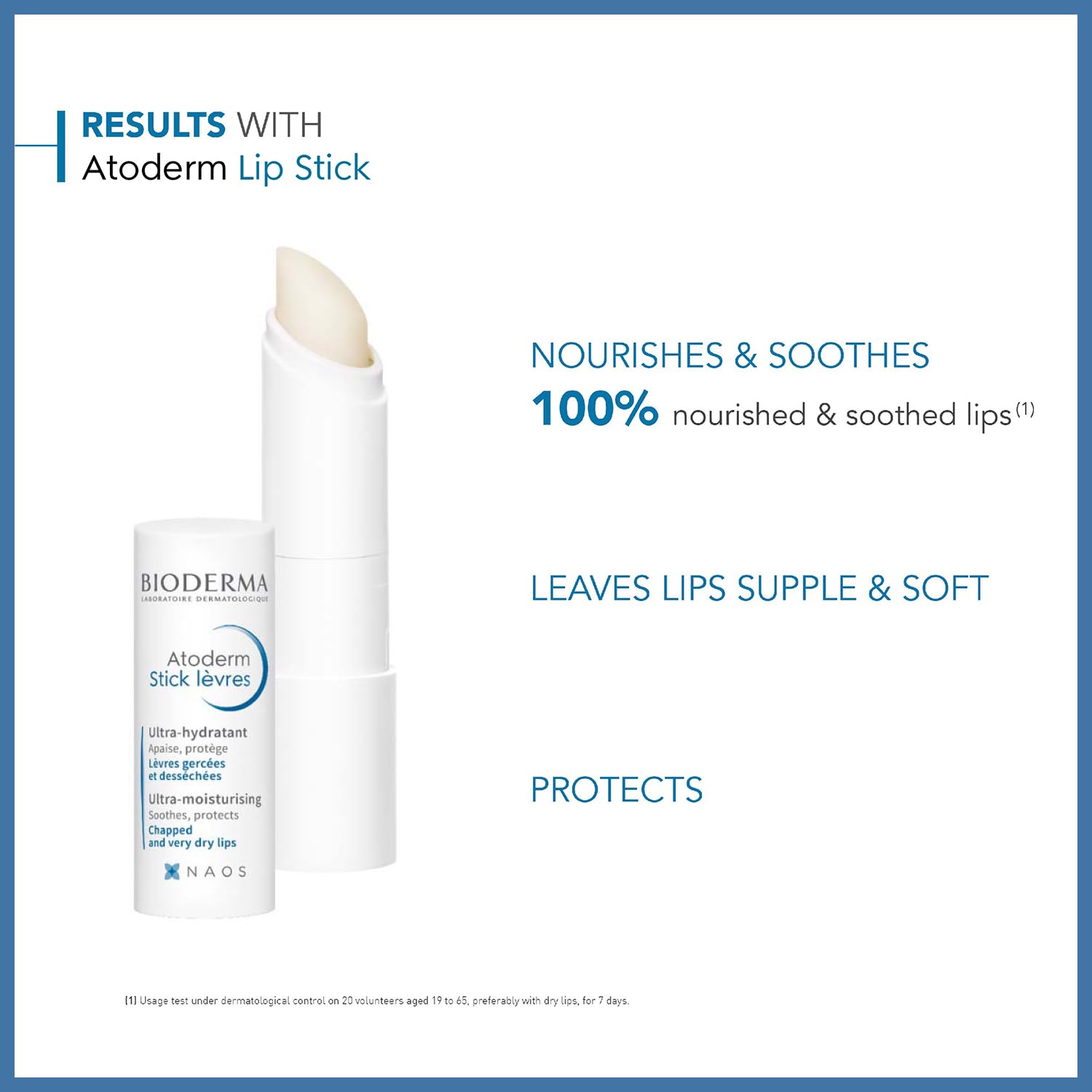 Bioderma - Atoderm - Lip Stick - Hydrating, Soothing and Renewing Lip Stick - for Dry Lips