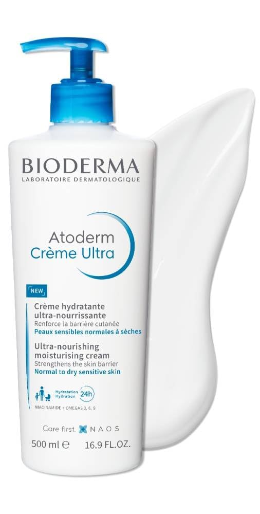 Bioderma Atoderm Cream Ultra, Hydrating Body Moisturizer for Normal to Dry Sensitive Skin